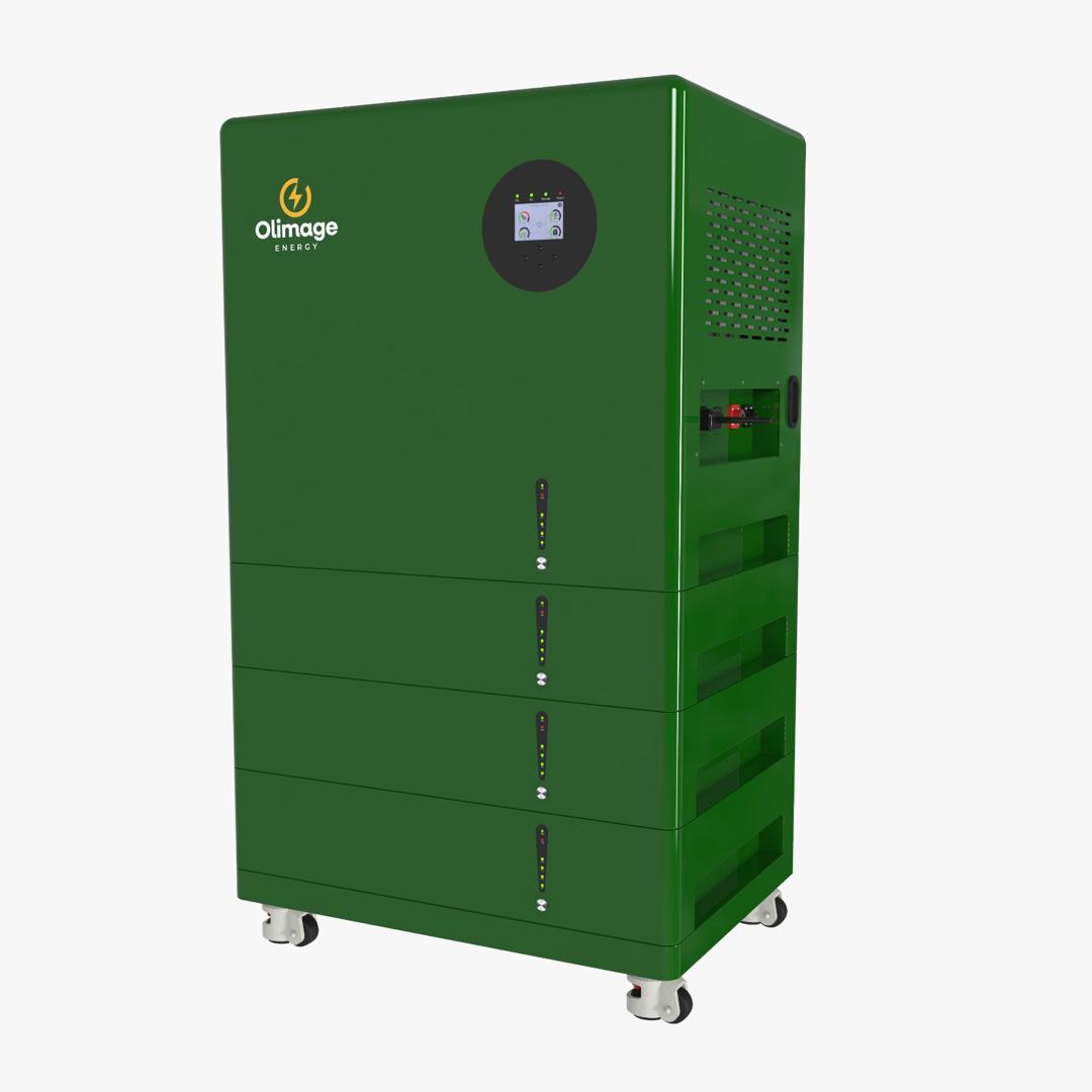 Olimage Energy all-in-one hybrid inverter and LiFePO4 battery energy storage system
